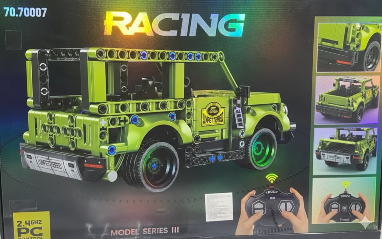 CAMIONETA CONTROL LEGO VERDE