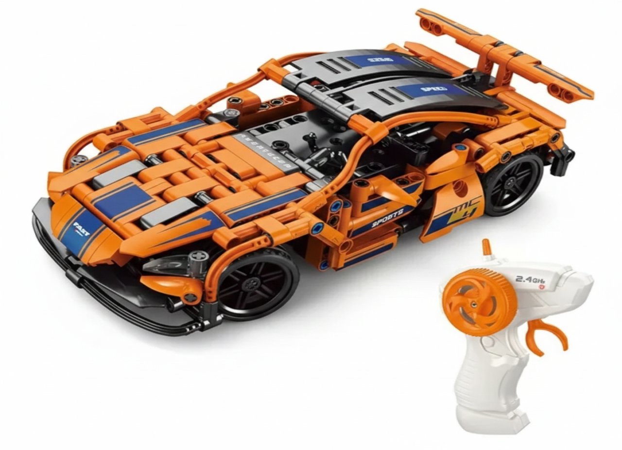 CARRO CONTROL LEGO NARANJA
