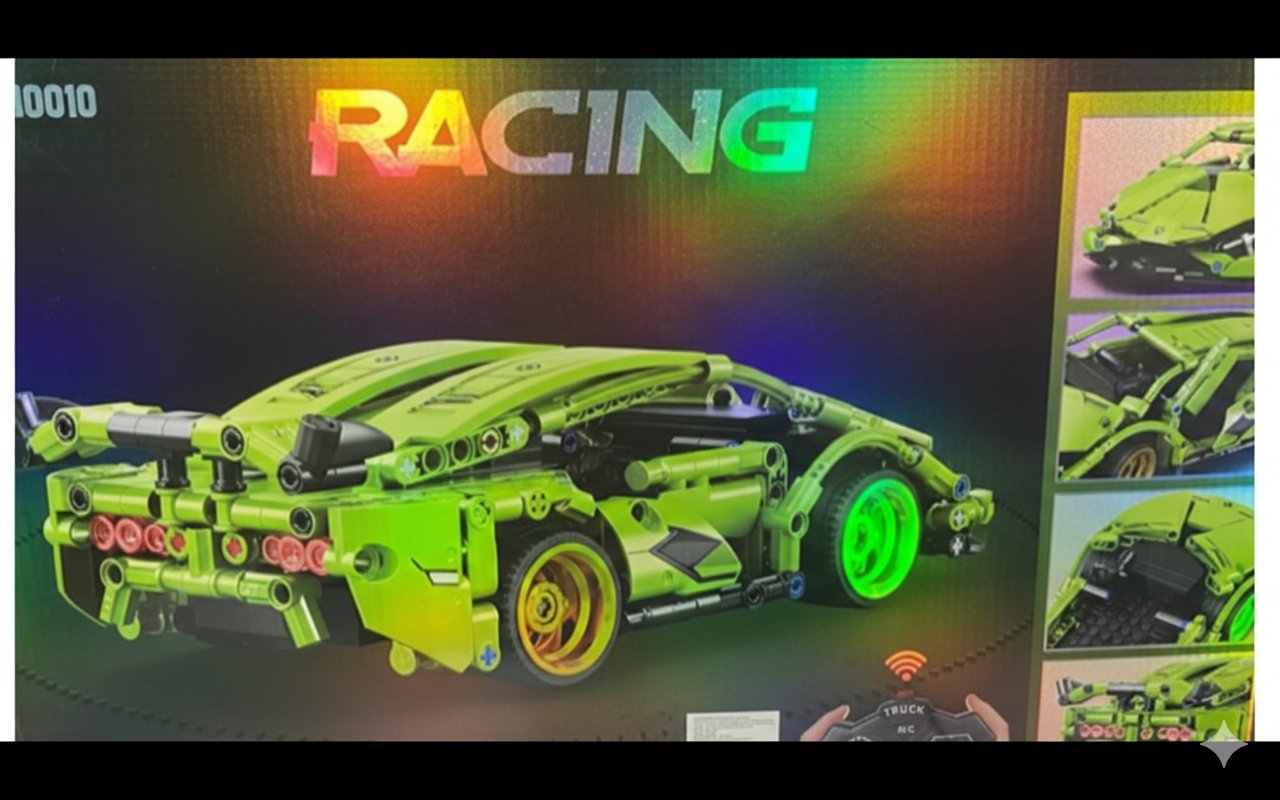 CARRO CONTROL LEGO VERDE