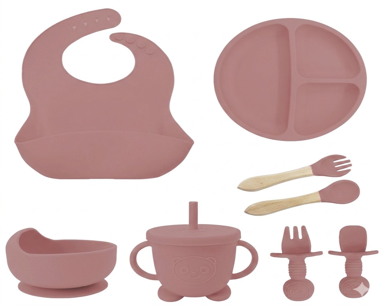 KIT ALIMENTO BEBE 8 PCS